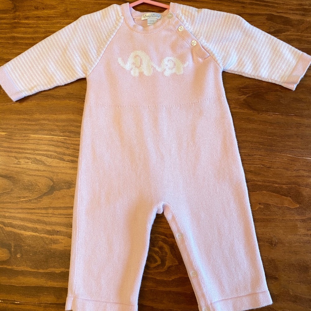 Kissy Kissy Pink Elephant Playsuit